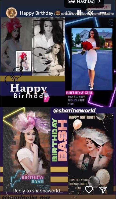 Marinela Shpati Birthday Gift From Sharina World
