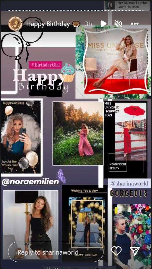 Happy Birthday 🎂 Sharina World Celebrates Together With You! Birthday Gift From Sharina World To Nora Emilie Nakken