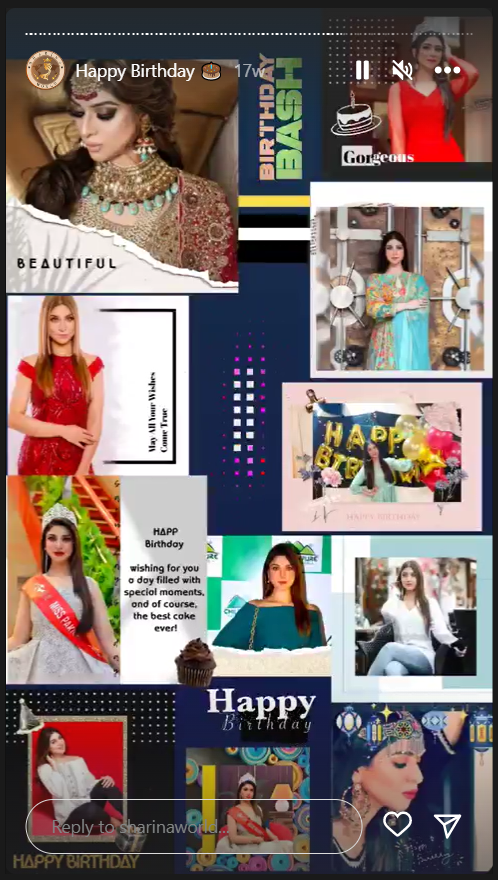 Happy Birthday 🎂 Sharina World Celebrates Together With You!  Birthday Gift From Sharina World To Beautiful Sana Hayat