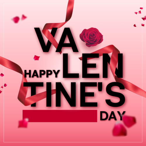 Beautiful card of valentine's day, Happy valentine's day.