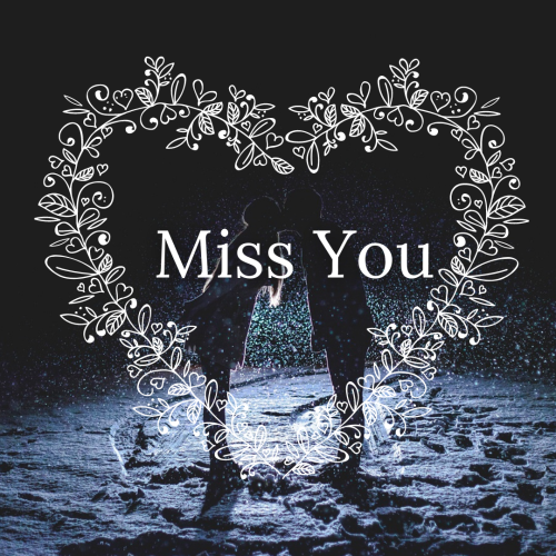 Boy and Girl Kiss in the Sand, Miss You