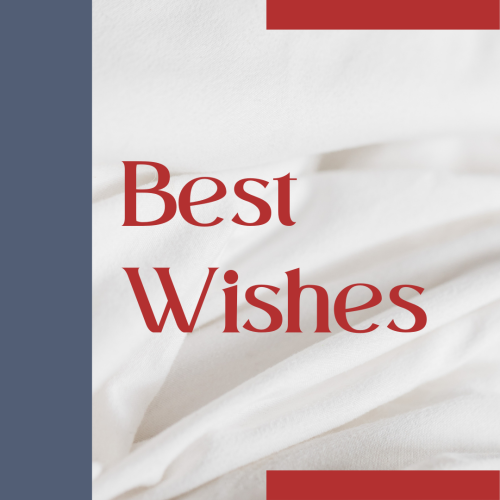 Elegant wish card design, Best Wishes.