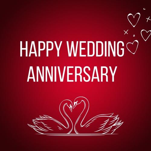 Beautiful image Card Happy Wedding Anniversary