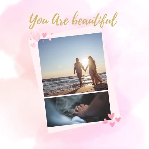 You Are Beautiful Couple Enjoy At Beach