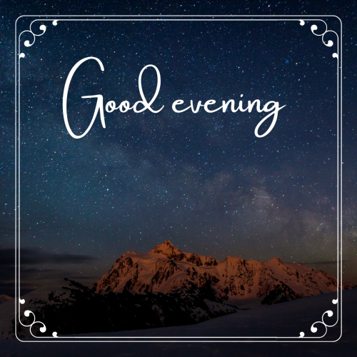 Sky message good evening