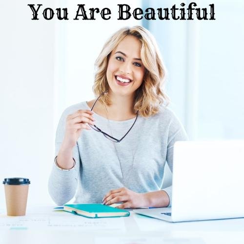 Girl drinking tea looking beautiful