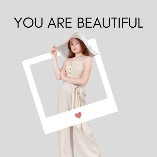 Standing girl in this frame looking beautiful