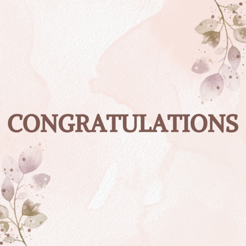 Wish card for a friend, Congratulations.