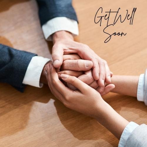 Holding hands wishing get get well soon to eachother