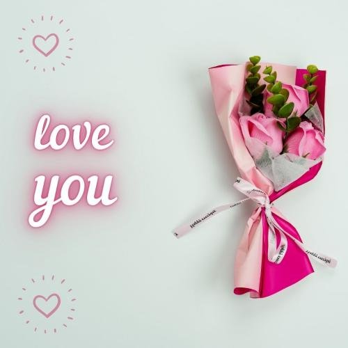 Bokeh on wish card Love you