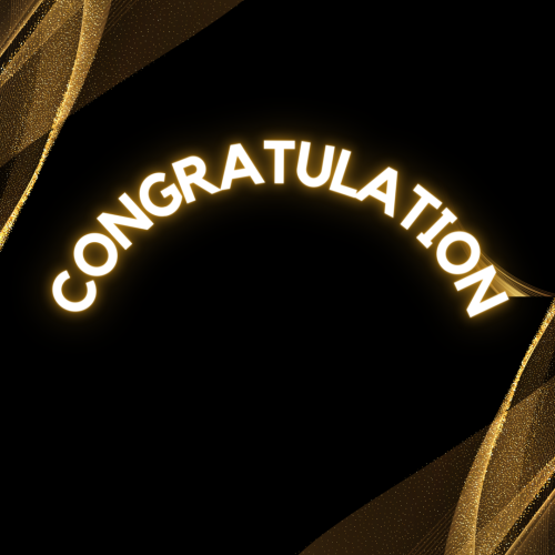 Congratulations wish card for a friend.