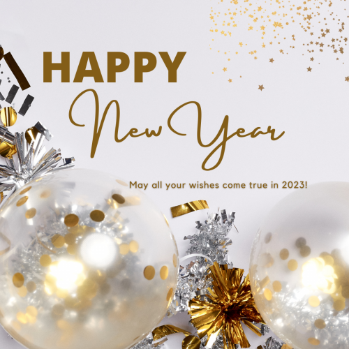 Wishing Card For Happy New Year