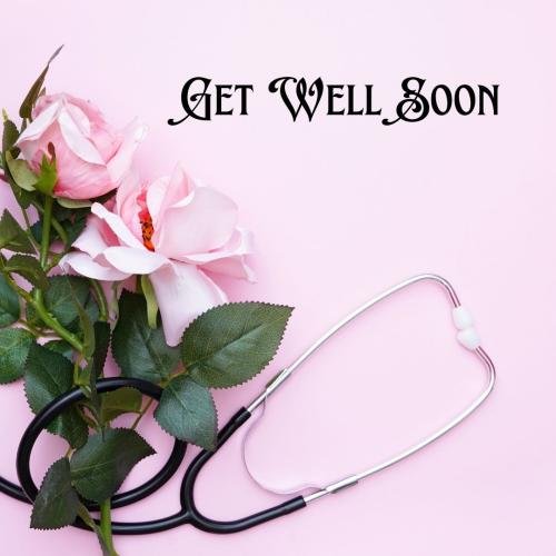 Get well soon with flowers