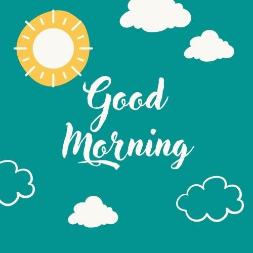 Annimation drawing , good morning