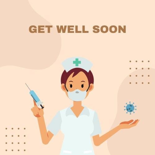 You get well soon after taking the vaccine.