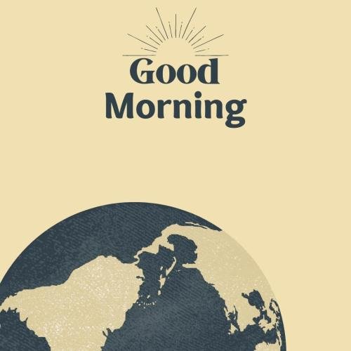 Globe image, good morning.