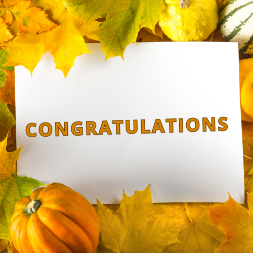 Yellow color theme wish card, Congratulations.