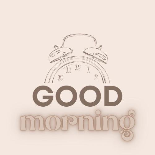 Alarm clock , good morning