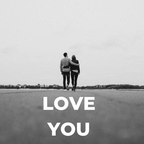 Couple on wish card Love you