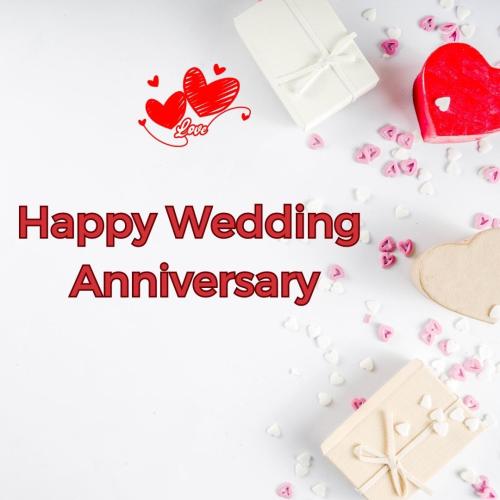 Happy wedding anniversary greeting post