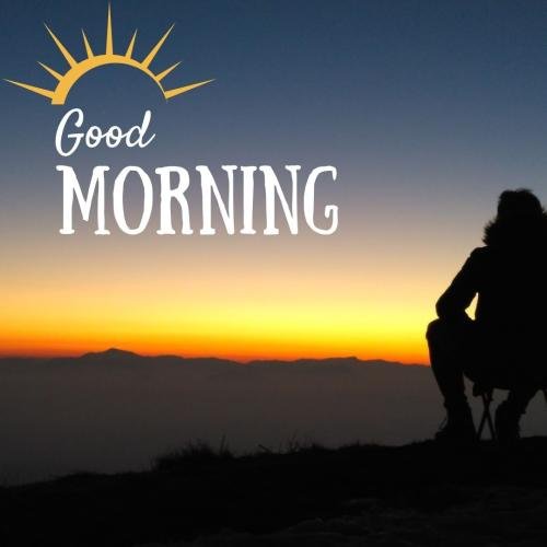 Image Card For Good Morning With Beautiful Scene 