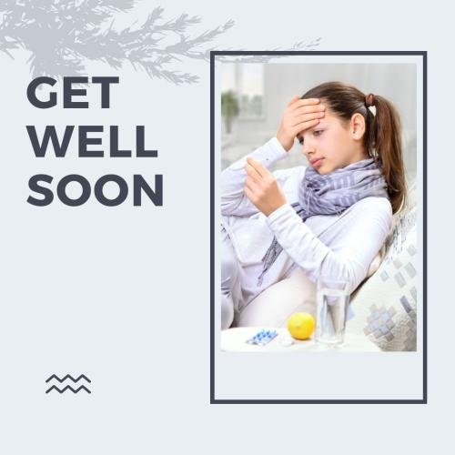 You get well soon after taking medicine