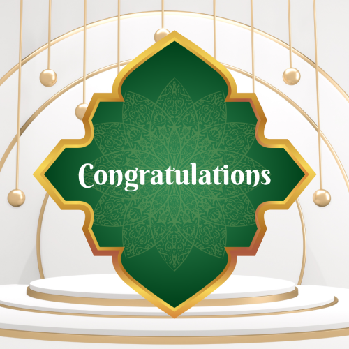 Congratulations, Beautiful and elegant pattern design.