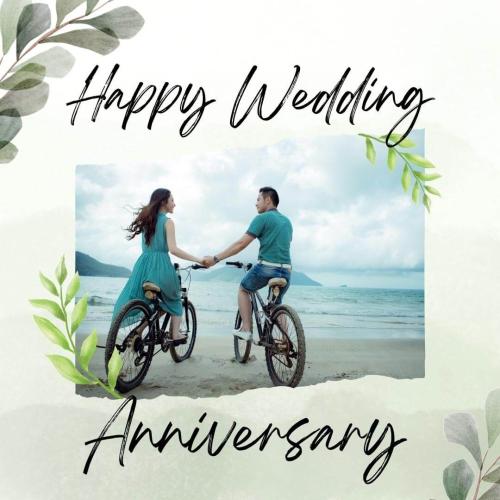 Couple Enjoy Happy Wedding Anniversary 