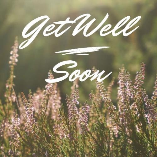 Get well soon in fields.