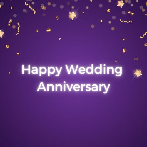 Happy wedding anniversary post
