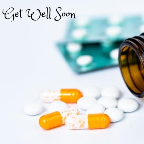 Get well soon after taking medicine