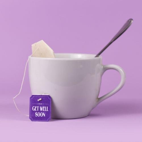 Get well soon with a cup of tea 