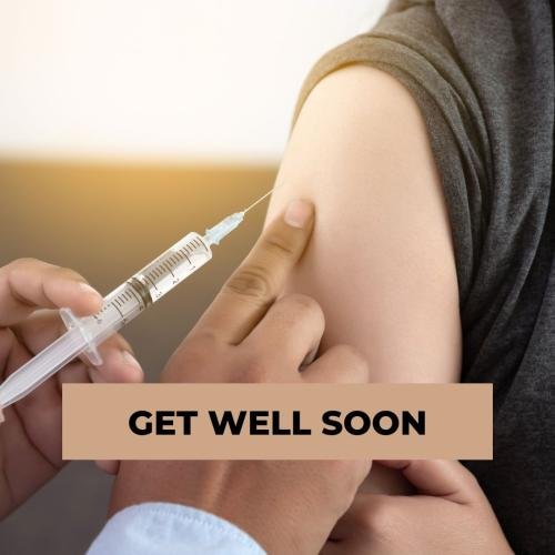 You get well soon after taking injection.