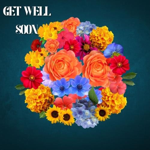 All the best with flowers