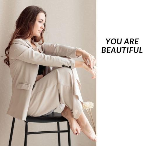 Girl looking beautiful in elegant pose.