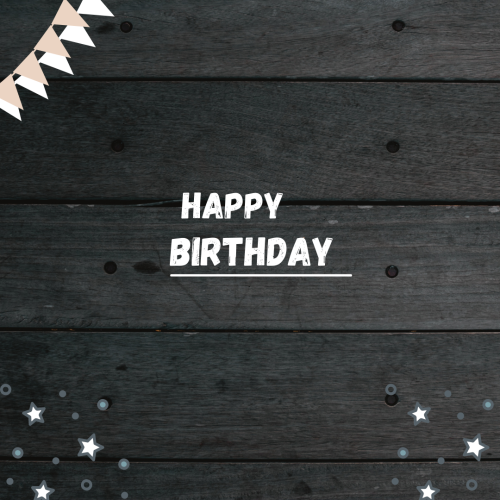 Simple back ground, Happy Birthday