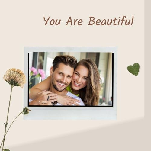 Couple looks beautiful in a pose.