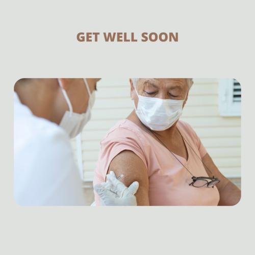 Get well soon after taking the injection.
