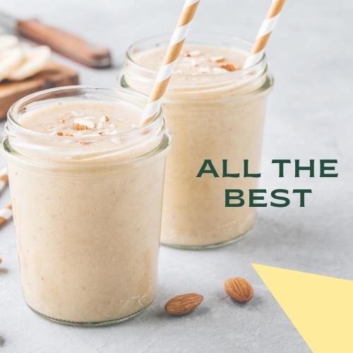 All the best with the cup of shake