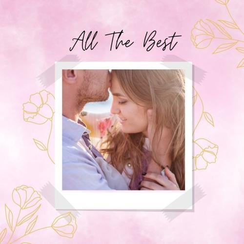 Men kissing saying all the best