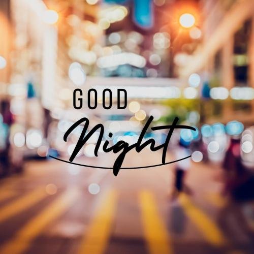 Road side view at good night