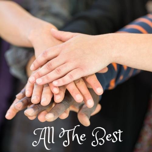 All the best with many hands
