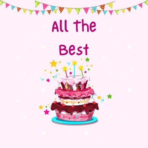 Cake with a candle is best