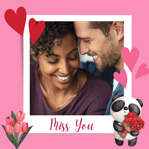 A beautiful couple pic, Miss You.