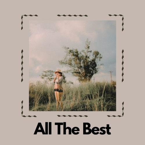 All the best with blue and white balloons