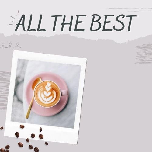 All the best with a cup of tea.