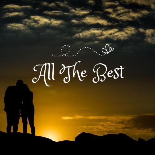 A couple standing in front of the sun is best