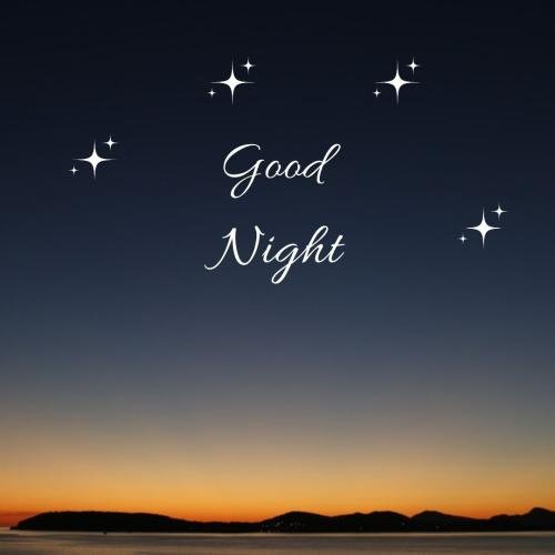 Stars in the sky at good night