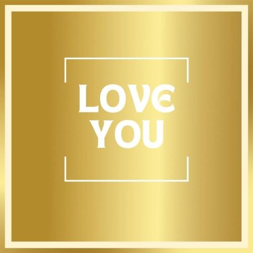 Golden back on wish card Love You