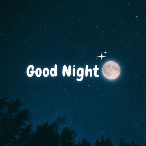 Full moon view at good night